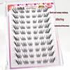 Fox-Eye Self-Adhesive False Eyelashes - Natural, Long-Lasting, Glue-Free Clusters.