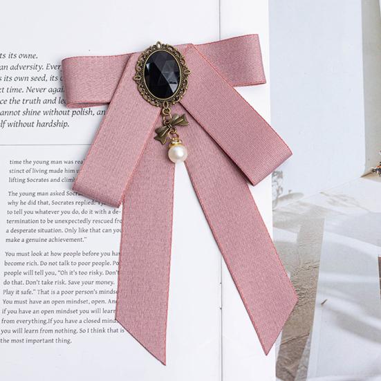 Женский галстук-бабочка со стразами, воротник-галстук с регулируемым размером шеи, ручная работа, рубашки, униформа, аксессуары