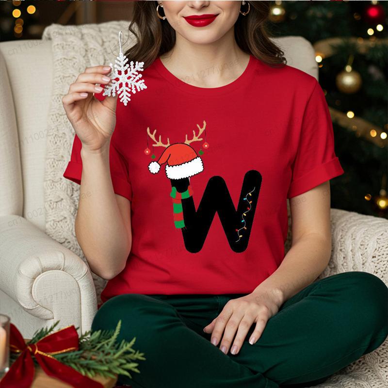 Семейные футболки Merry Christmas Наряды для вечеринки Футболки для пары Детская одежда Комплект matching shirts Семейная футболка Топ