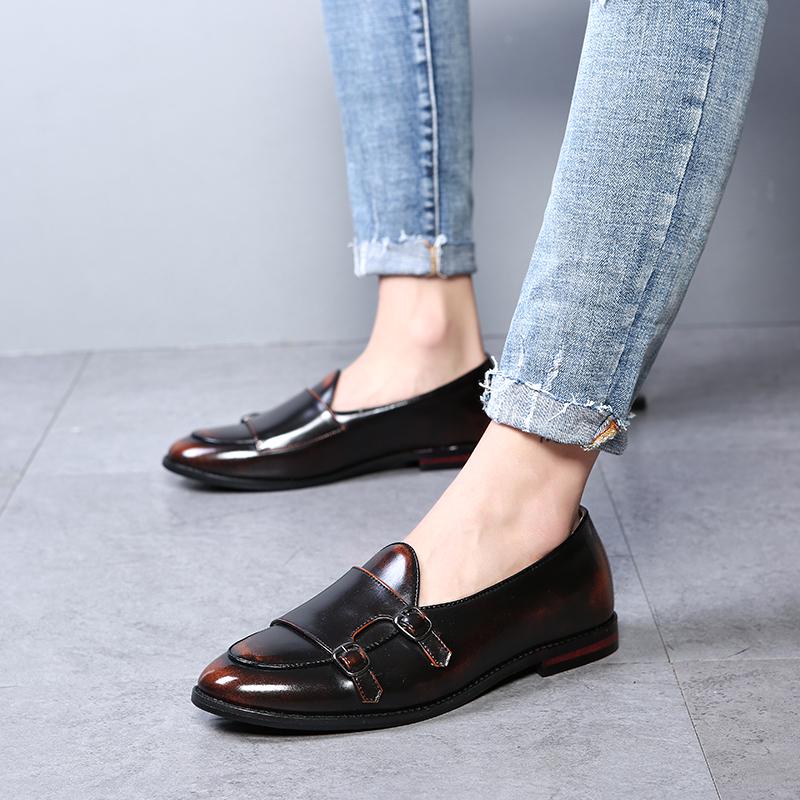 2025 Новая Роскошная Марка Кожаная Обувь для Мужчин Стильная Мужская Обувь Слипоны для Бизнеса Мужские Лоферы Слипоны Классическая Мужская Свадебная Обувь