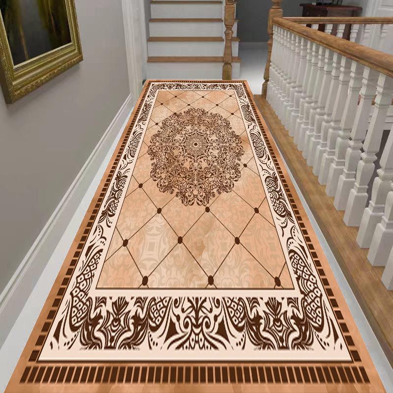 Абстракция Дом Длинный коридор Ковер Коридор Лестница Гостиничный коридор Нескользящий Длинный ковер Моющиеся напольные коврики Настраиваемые