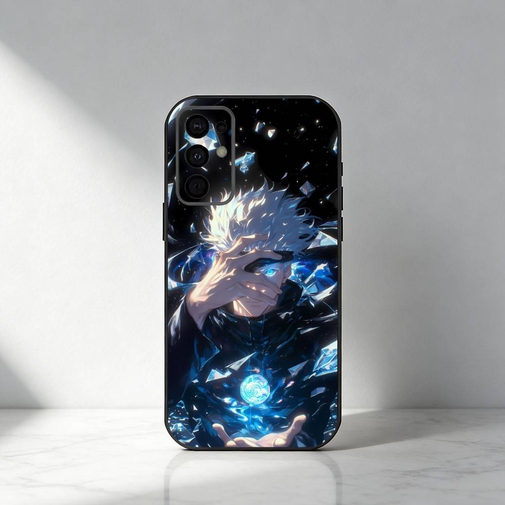 Чехол для телефона Hot-Blood Gojo Satoru J-Jujutsu Kaisen Для Samsung S25,S24,S21,S22,S23,S30,Ultra,S20,Plus,Fe,Note,5G Черный Чехол