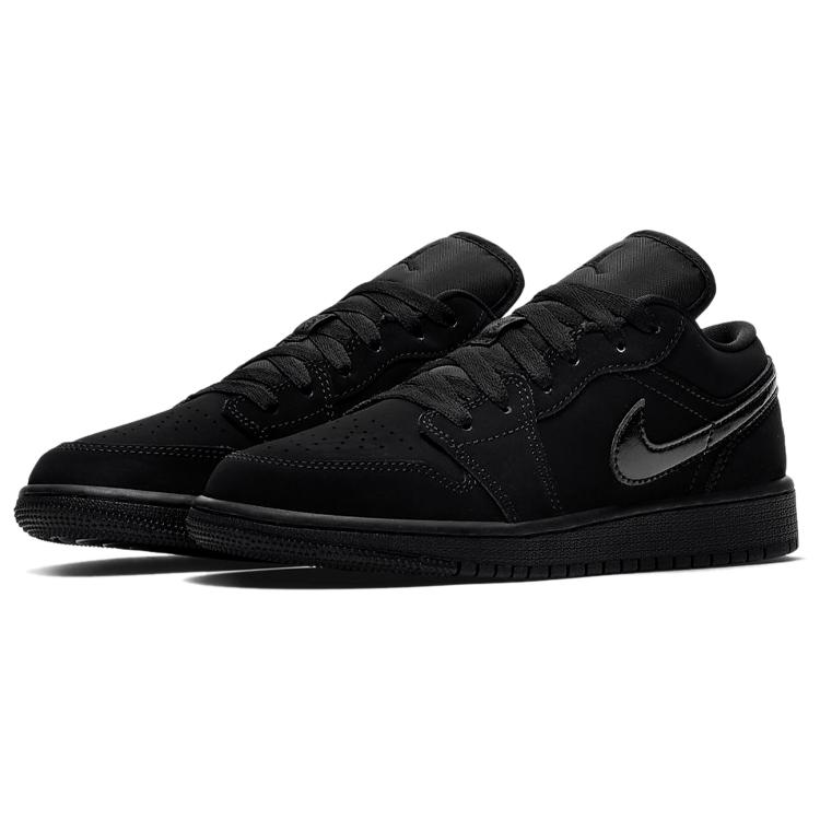 Jordan 1 Низкий GS Тройной Черный 553560-056