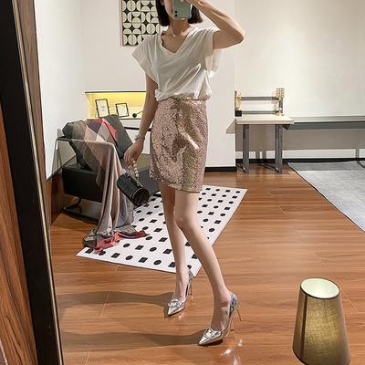 Темпераментные туфли на высоком каблуке, императорская сестра, сексуальные серебристые туфли-лодочки, женские новые универсальные туфли светской львицы, со стразами на носке