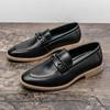 Мода Мода Мужская Повседневная Обувь Мужские Ретро Лоферы в Британском Стиле Мужские Слипоны Для Вождения Удобные и дышащие Мужская обувь для ходьбы