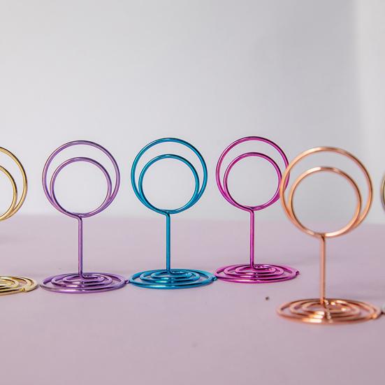 20 шт., держатели номеров круглой формы в форме сердца, подставка для столов, карточек, зажимы для меню, декор для годовщины свадьбы