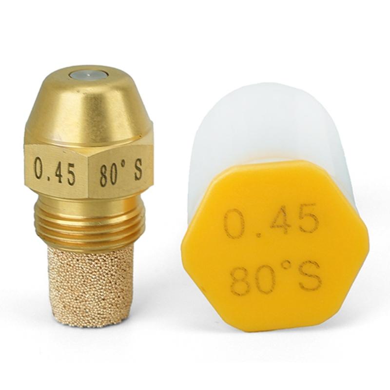 Промышленная металлическая форсунка 80 градусов, усиленная металлическая форсунка для оборудования для сжигания топлива, варианты 14 GPH