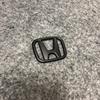 ABS Car Steering Wheel Emblem Sticker Accessories For Honda Civic FIT Accord Prelude CRV 5th City CRZ CRX Jazz HRV Pilot Odyssey