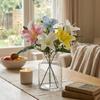Plastic Artificial Flower Branch Real Touch Wedding Bouquets Silk Fake Bouquets  Home Decor