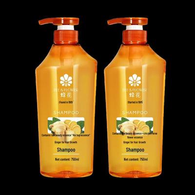 Шампунь для укрепления волос с имбирем и хмелем Bee & Flower