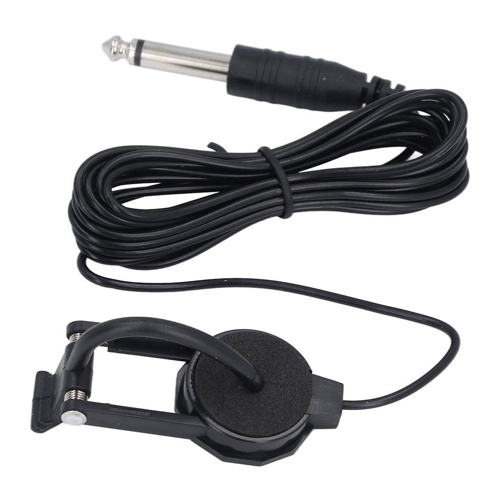 Violin Acoustic Pickup Portable Hole Free Patch ABS and Metal Clip On Violin Pick Up