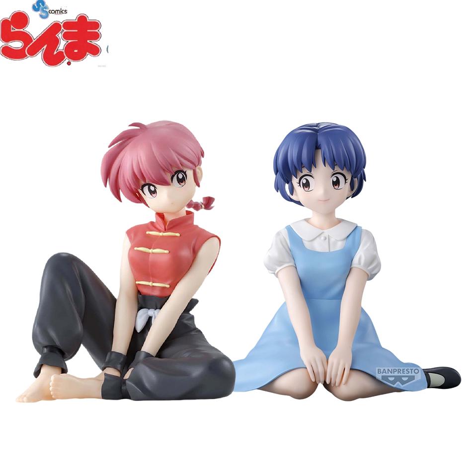 В наличии Оригинальная BANDAINAMCO BANPRESTO Ranma 1/2 Relax Time Шампунь Тэндо Аканэ Ранма ПВХ Фигурка Модель Коллекция Подарок на День Рождения