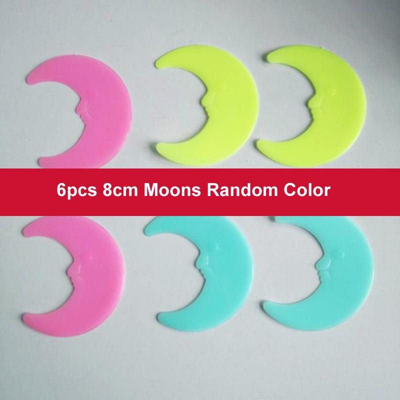 3D полая звезда, накапливающая энергию, флуоресцентное свечение в темноте, светящиеся настенные наклейки для детской комнаты, гостиной, декаль