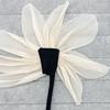1 Pair Organza Fabric Brooch 3D Flower Ribbon Brooch Pin DIY Dress Top Jacket Decoration Wedding Party Jewelry Accessory