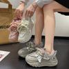 Кроссовки на платформе 2024 года, новые женские кроссовки, модная повседневная обувь на шнуровке, удобная женская вулканизированная обувь, женская теннисная обувь для женщин