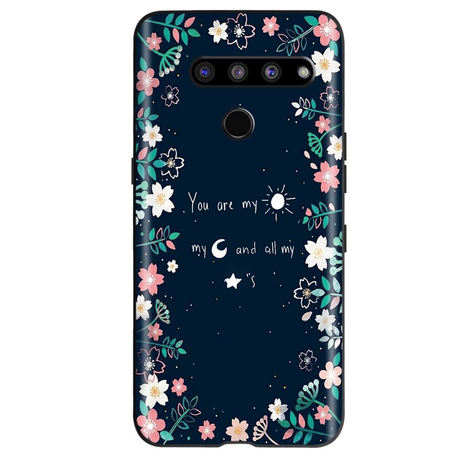 Чехол для LG V50 ThinQ 5G Модный узор Мягкий силиконовый ТПУ Чехол для телефона Для LG V50S ThinQ 5G V50 50S V500N V450 V510N Funda
