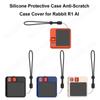 Силиконовый защитный чехол, устойчивый к царапинам, мягкий силиконовый чехол с карманом для шнурка, чехол с полной защитой для устройства Rabbit R1 AI
