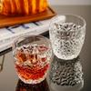 250ml/350ml Diamond Carved Glass Cup Luxury Whiskey Glass High End Cocktail Glass Home Drinking Glasses Heat-resistant Tea Cup