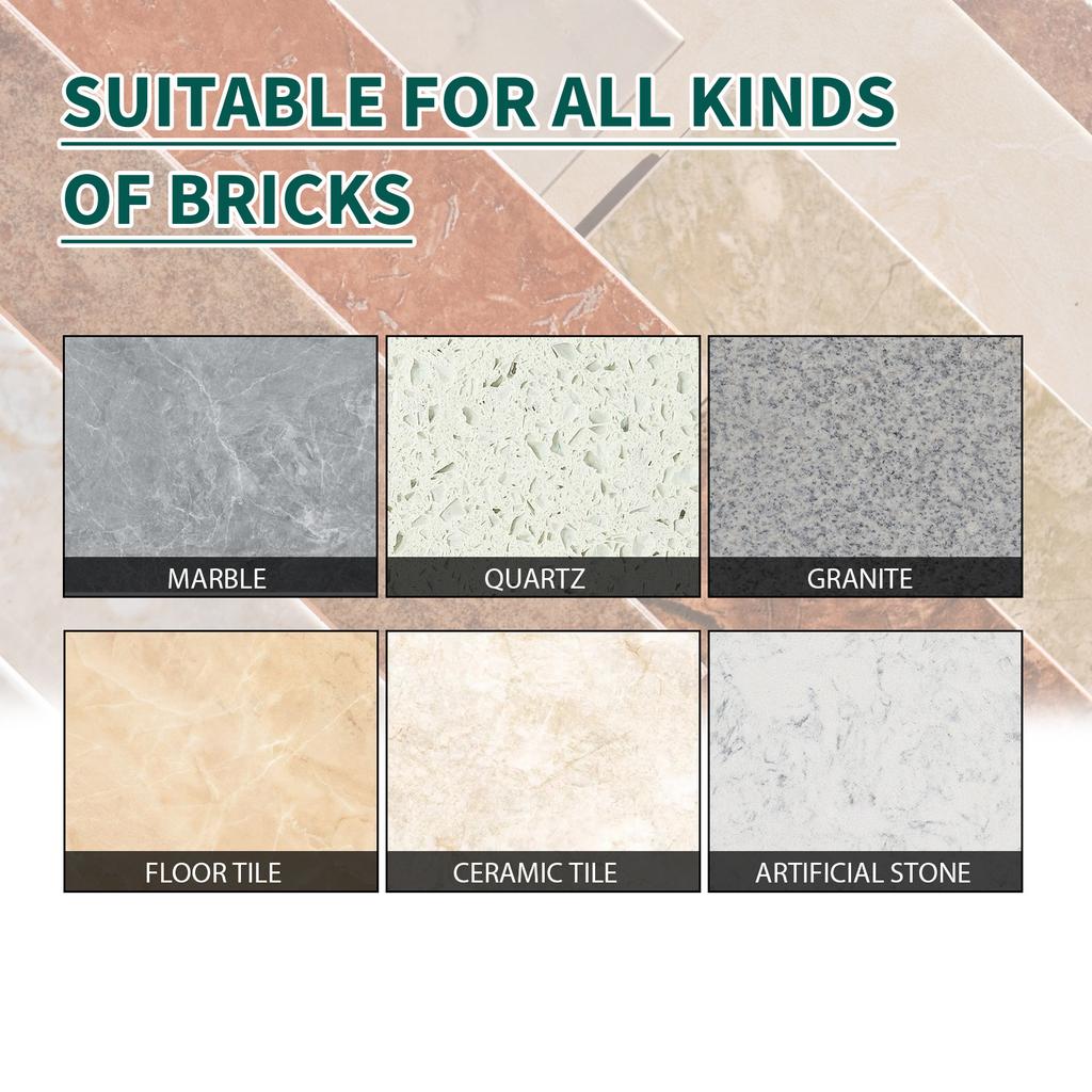 Stone Cleaning Powder Kitchen Quartz Stone Countertops Marble Tile Cleaning Strong Destain Polishing