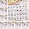 5pcs/set Nail Art Decorations Halloween Spider Nail Rhinestones  Manicurist