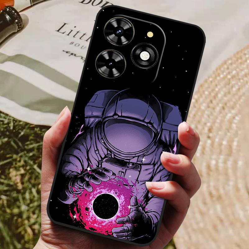 Для Infinix Hot 40 Чехол Hot40 Pro Роскошный Телефон Силиконовая Задняя Крышка Для Infinix Hot 40 Pro / hot 40i Чехлы Защитный Чехол Capas