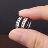 Fashion Norwegian Viking Rune Hoop Earrings for Men Woman Stainless Steel Unisex Nordic Huggie Hoop Earring Retro Charm Jewelry