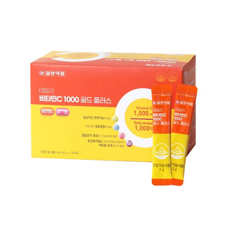 Ilyang Pharmaceutical Ежедневный Витамин C 1000 Gold Plus 200 шт., 400 г, 1 шт.