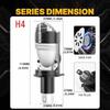High Power H4 LED Projector Len Direct Insertion Auto LED Bulb H4 LED Headlight Bulbs  Motorbike