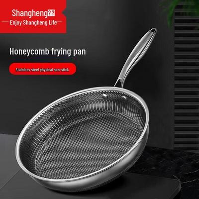 Антипригарная сковорода Shangheng из нержавеющей стали 304