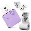 Phomemo M02S Mobile 300DPI Thermal Smartphone Mini Label Photo Portable Black and White for Diary Account Great Gift for New Bluetooth Work from Home