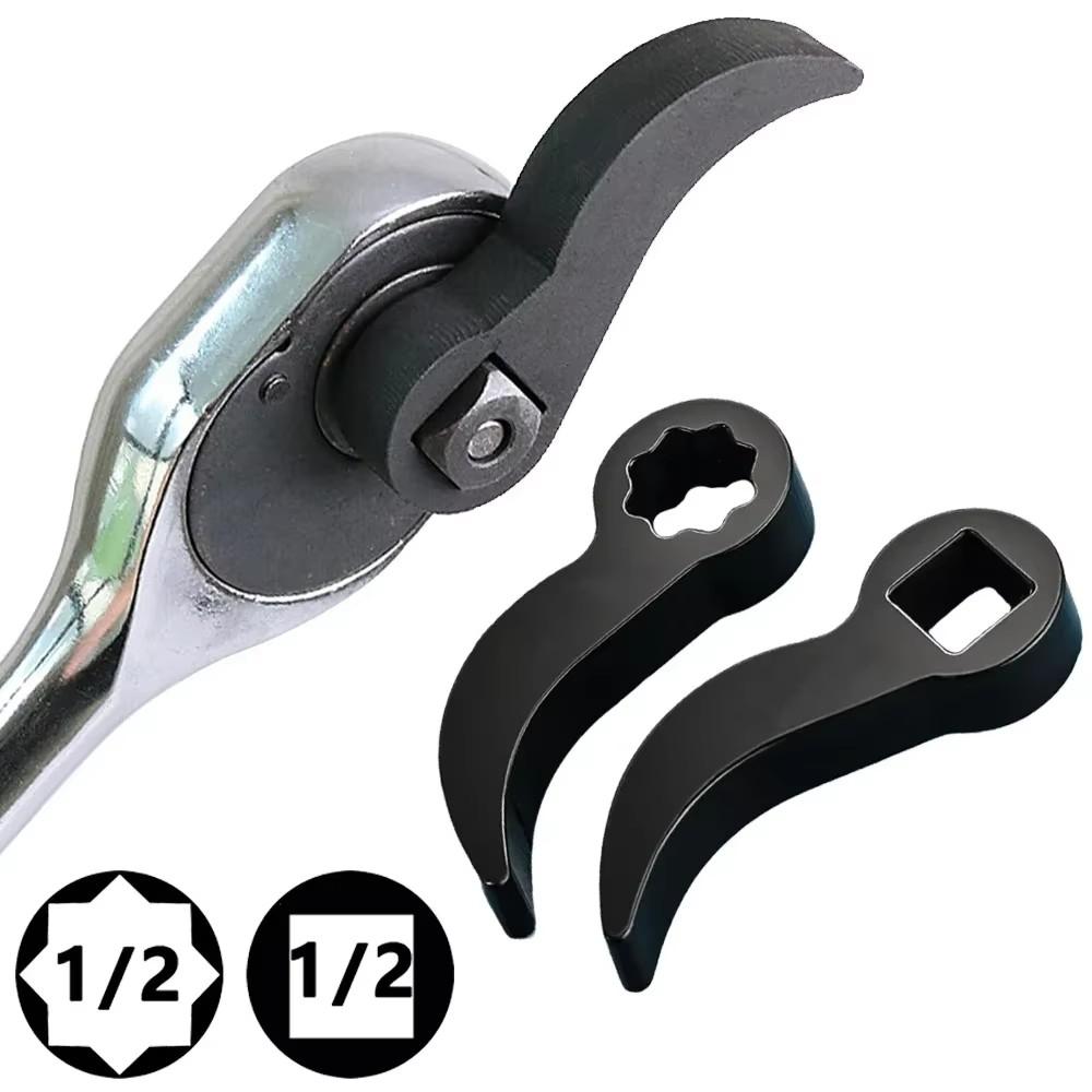 1/2-дюймовый храповой лом, адаптер для головки инструмента, монтировка, гаечный ключ, адаптер для головки, угловой стержень для ящика с инструментами, инструмент для снятия оси автомобиля