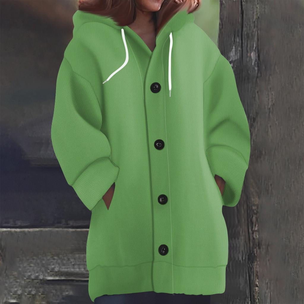 Свитшоты для женщин Вязаный свитер с длинным рукавом Принт Вязаный худи с пуговицами Кардиган Пальто