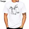 AnimalEnglish Bull Terrier Dog Short Sleeve Round Collar Tees Unisex T-shirt Male