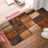 Кухонный коврик с цветным деревянным принтом, мягкий утолщенный кухонный коврик, водонепроницаемый нескользящий маслостойкий напольный коврик, коврик для бега