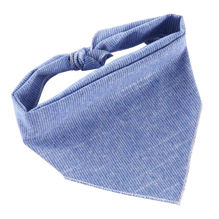 Cotton Pet Printed Triangle Bandana Striped Birthday Scarf for Large Dogs