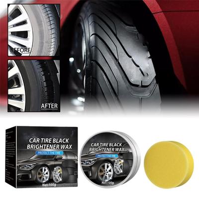 Воск для блеска шин Advanced Car Tire Gloss Wax — длительная защита и усилитель блеска, подходит для пластиковых деталей, обеспечивает долговременное обслуживание C