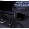 6-в-1 док-станция для Steam Deck с HDMI 2.0 4K@60Hz Gigabit-Ethernet 3 портами USB 3.0