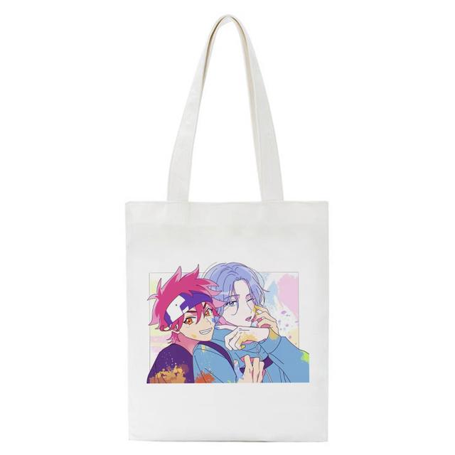SK8 The Infinity Yaoi Anime Shopper Сумки для покупок Большая сумка Сумка на плечо Большая вместительная складная хлопковая эко-сумка