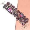 Флюорит аметист драгоценный камень унисекс женские ювелирные изделия браслеты 7-8 ''