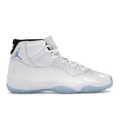 Air 11 Retro Legend Blue / Columbia 2024 Мужские кроссовки Белый Черный CT8012-104