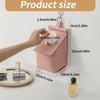Leather Toilet Tissue Box easy installs Not Damage Wall Hanging Roll Case Paper Towel Holder for Kitchen Bathroom Use