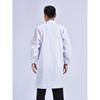 Men's Plus Size Loose Jacket Doctor Long Sleeve Jacket Laboratory Workwear Nurse Uniform Jacket