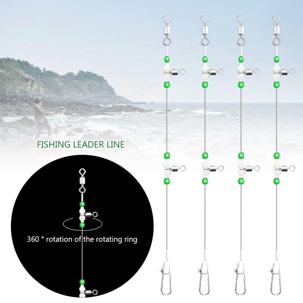 5pcs Snaps Fishing Leader Line Swivels Sinker Snap 2024 Pipe Balance Bracket