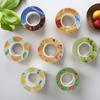 Creative Flavorful Drinking Ring Straw - Multiple Fruit Flavors, 0 Calorie, Fun & Playful Design