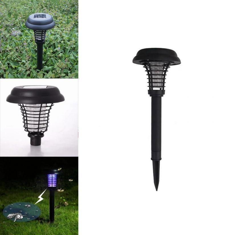 Solar Mosquito Lamp Outdoor Garden Yard Ip55 Waterproof Led Insect Control For Patio And Lawn