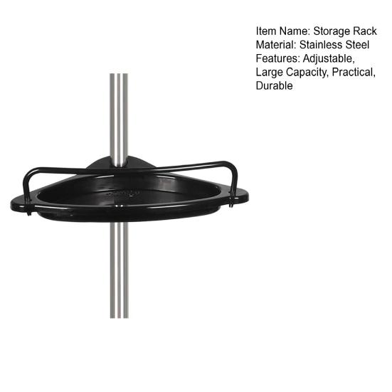 Угловая душевая кабина с антикоррозийным покрытием, простая установка, четырехъярусная регулируемая по высоте душевая кабина, стеллаж для хранения