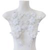 Light Luxury High-End Flower Sequins Embroidery Pair Of Flowers Wedding Dress Dress Clothing Diy Accessories