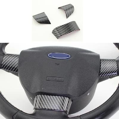 3PSC/блестящий чехол на руль, декоративная нашивка на руль для Ford Focus2 3 MK3 2005-2014 2006 2009 2010