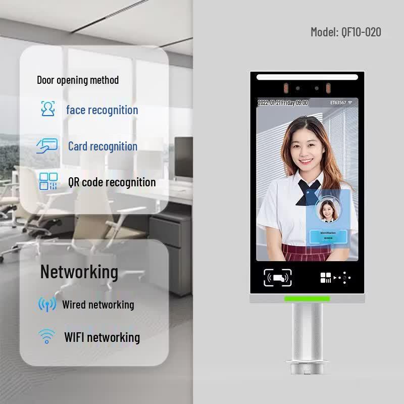 Maotong Yunji 10-inch Smart Facial Recognition Terminal CN plug (adapter included)
