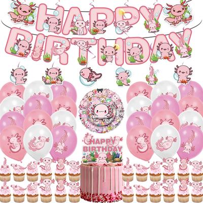 106 шт. Аксолотль украшения на день рождения